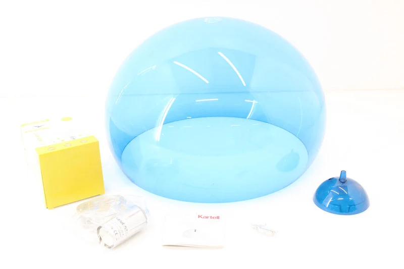 B-Ware Kartell FL/Y Pendelleuchte Hängeleuchte Deckenlampe Lampe blau SIEHE TEXT/FOTO