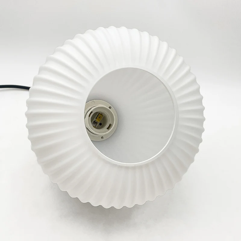 B-Ware Harmony Hängelampe Pendelleuchte Opalglas Eichenholz Länge 110 cm 3 flg