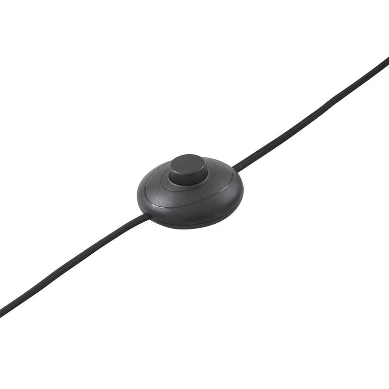 B-Ware Lucande Stehlampe Bogenlampe Yekta LED dimmbar schwarz Wohnzimmerlampe