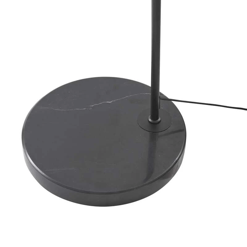 B-Ware Lucande Stehlampe Bogenlampe Yekta LED dimmbar schwarz Wohnzimmerlampe415