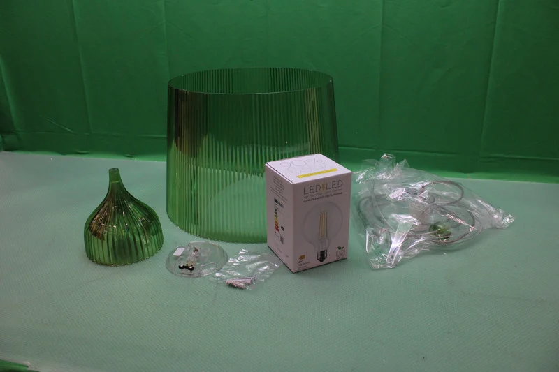 B-Ware Kartell Gé LED-Hängeleuchte Deckenlampe Pendelleuchte Deko-Deckenlampe E27 grün