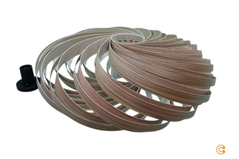 B-Ware Gofurnit Veneria Deckenlampe Olivesche Ø 70cm Deckenlampe Deko-Deckenlicht E27