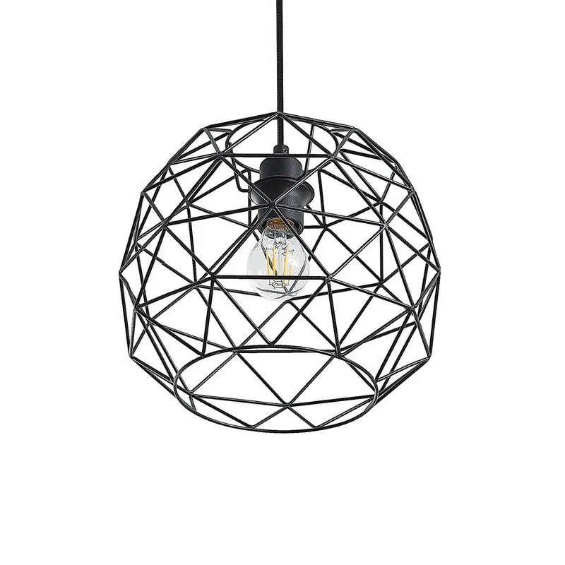 B-Ware Lindby Paridimo Hängelampe Hängeleuchte Pendellampe Lampe Leuchte Stahl 3 flg.