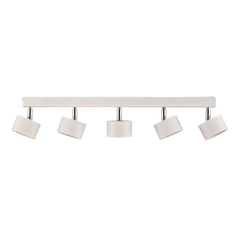 B-Ware Euluna Deckenstrahler Cloudy Deckenlampe Wohnzimmerleuchte 5-flammig GX53 weiß