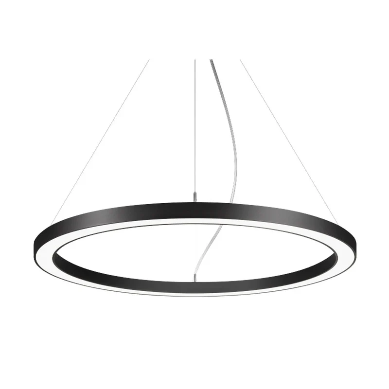B-Ware BRUMBERG Pendelleuchte Hängelampe Biro Circle Ring5 LED schwarz Aluminium 45cm