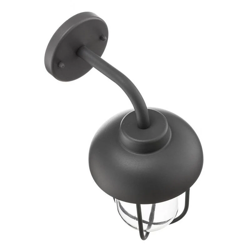 B-Ware Trio Lighting Außenwandleuchte Duero Balkonleuchte E27 im Vintagestil anthrazit