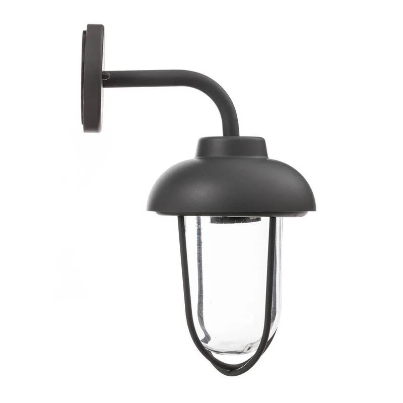 B-Ware Trio Lighting Außenwandleuchte Duero Balkonleuchte E27 im Vintagestil anthrazit