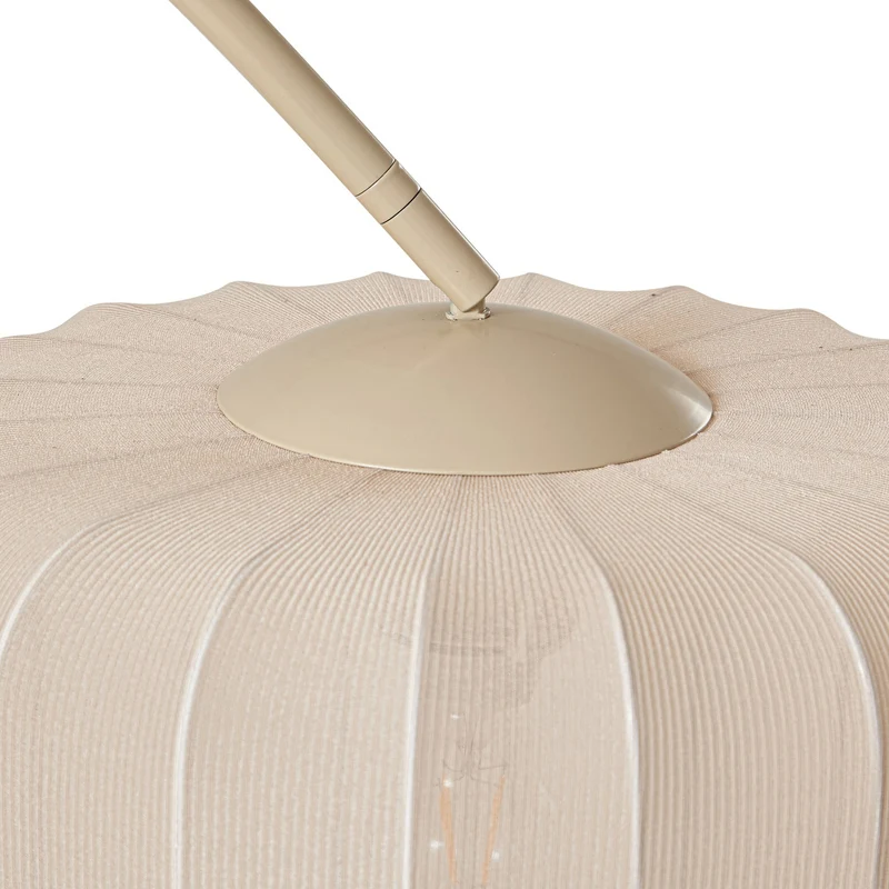 B-Ware Lindby Bogenleuchte Stehlampe Helin beige Textil Höhe 1985 cm SIEHE TEXT/FOTO