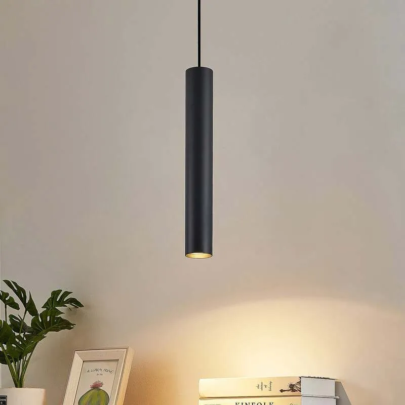 B-Ware Lindby Pendelleuchte Hängeleuchte Linaro LED Lampe Pendellampe schwarz 40cm