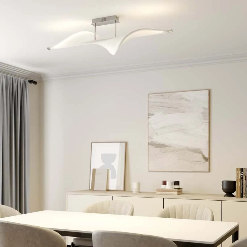 B-Ware Lucande Edano LED-Deckenlampe dimmbar Deckenlampe Deckenlicht Wohnimmerlampe