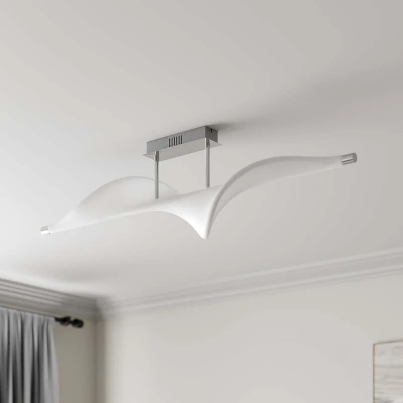 B-Ware Lucande Edano LED-Deckenlampe dimmbar Deckenlampe Deckenlicht Wohnimmerlampe