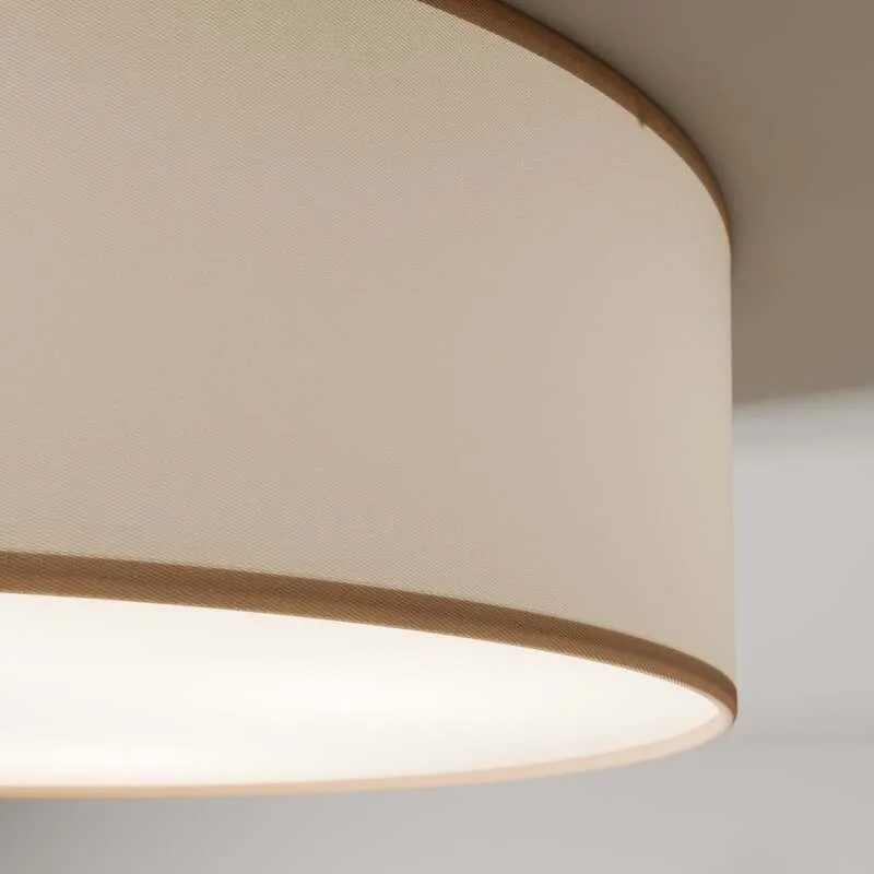 B-Ware Euluna Deckenleuchte Rondo Deckenlampe Deckenlicht beige 45 cm Wohnzimmer r637