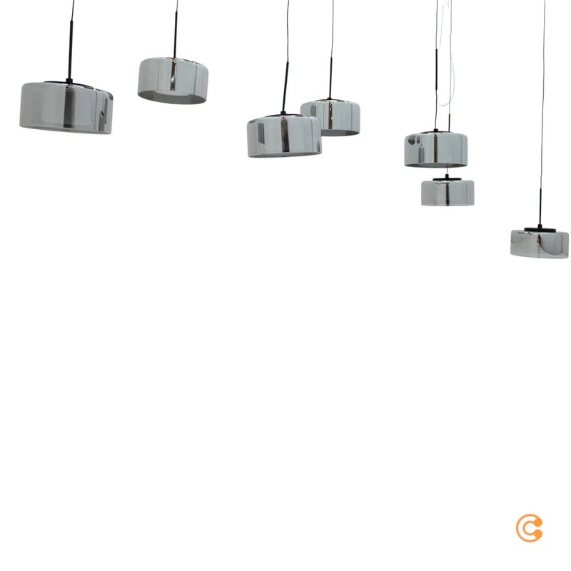 B-Ware Paul Neuhaus Hängelampe Pendelleuchte LED Glas schwarz dimmbar Rika 135 cm