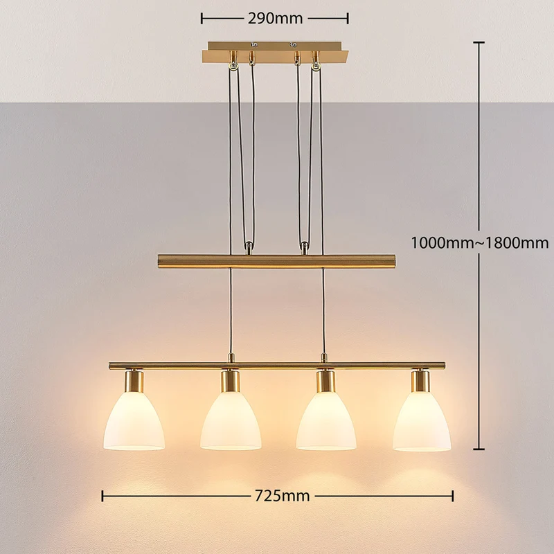 B-Ware Lindby Esszimmer-Hängeleuchte Simeon Hängeleuchte Lampe Leuchte SIEHE TEXT/F932