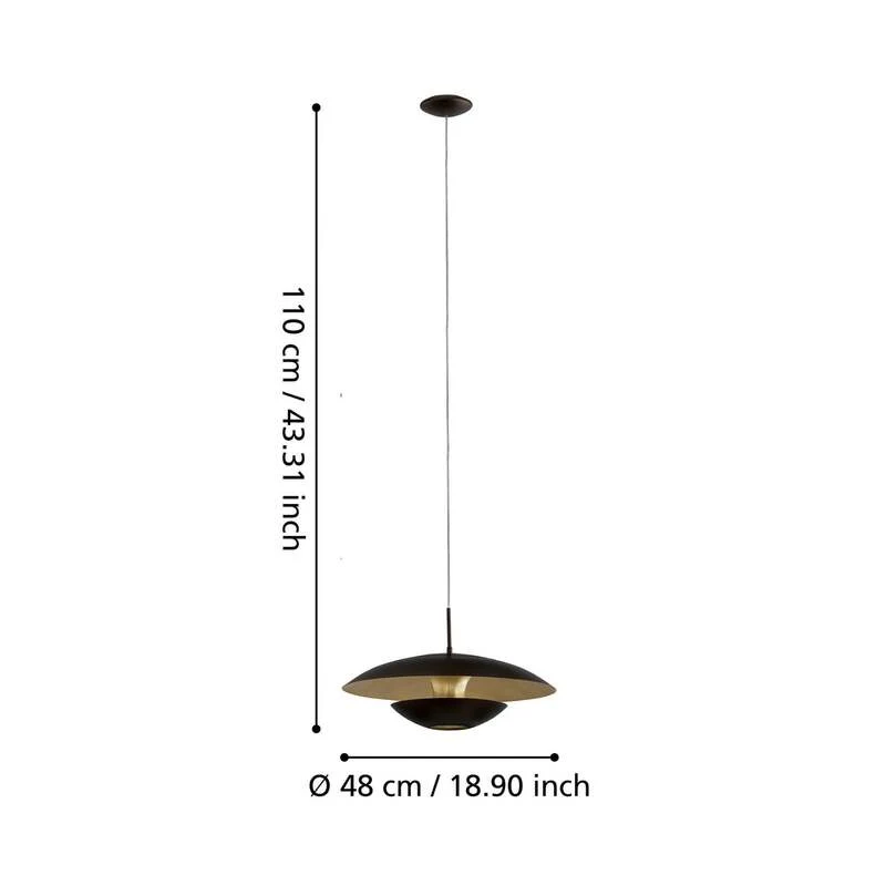 B-Ware Eglo Pendelleuchte Nuvano 48cm Deckenlampe Hängeleuchte Lampe SIEHE TEXT/FOTO