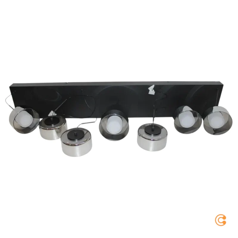 B-Ware Paul Neuhaus Hängelampe Pendelleuchte LED Glas schwarz dimmbar Rika 135 cm361