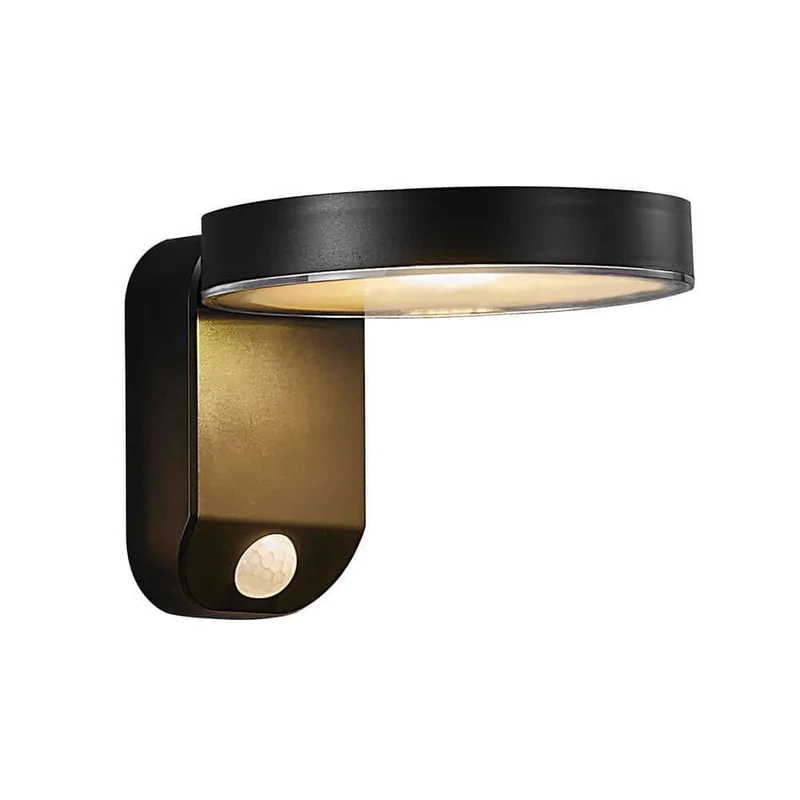 LED Außenwandlampe Rica Round Solar IP44