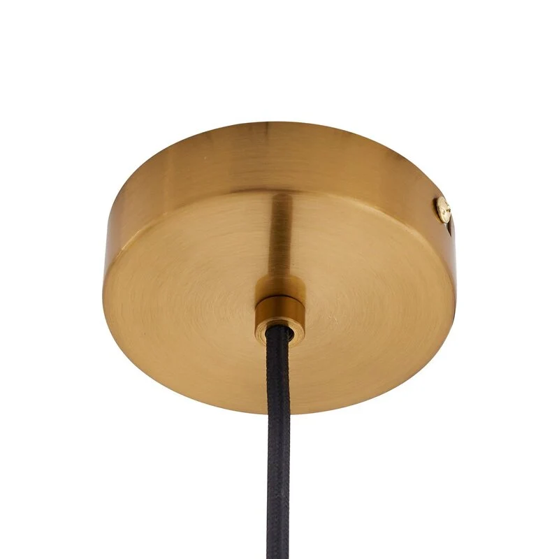 B-Ware Lindby Hängeleuchte Pendelleuchte Lelia amber Glas Ø35cm LED Lampe Leuchte Spot