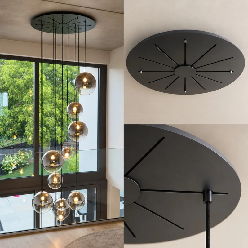 s.luce Modular Mehrfach Hängeleuchten-Baldachin
