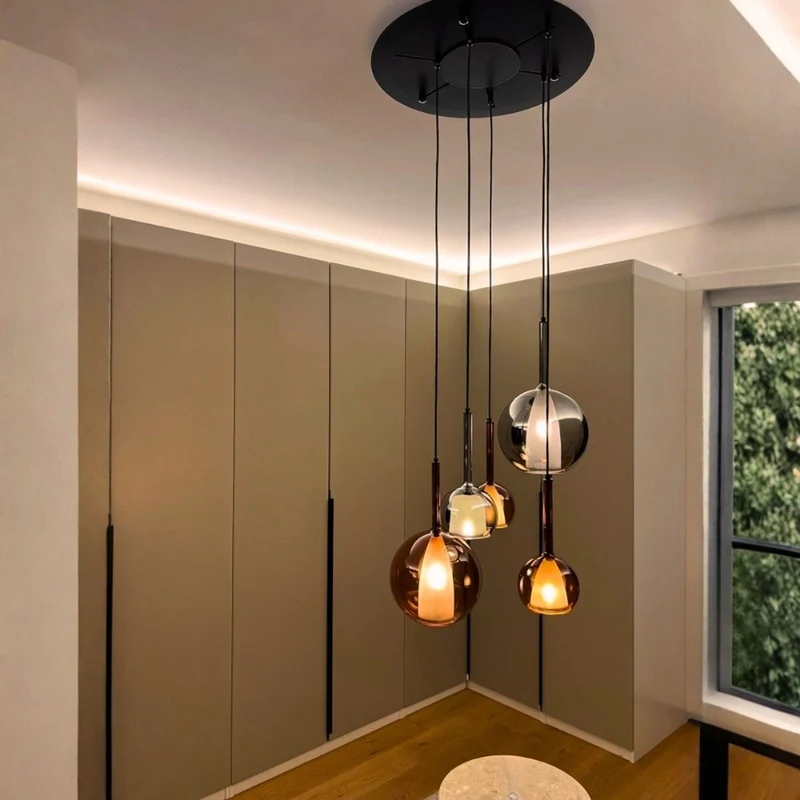 s.luce Modular Mehrfach Hängeleuchten-Baldachin