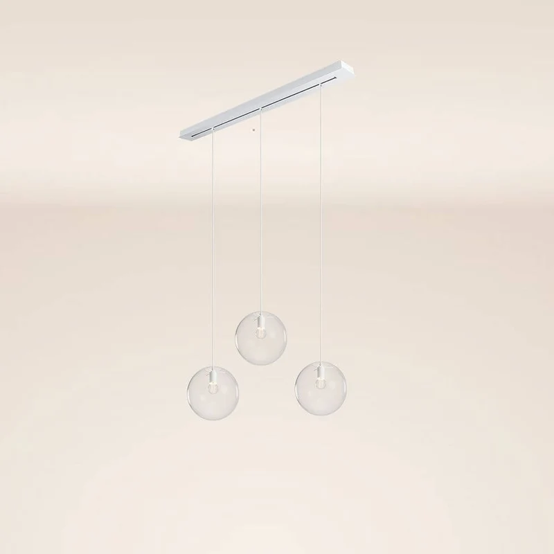 s.luce Orb 3-flammig Ø 30 Esstisch-Pendelleuchte 120cm