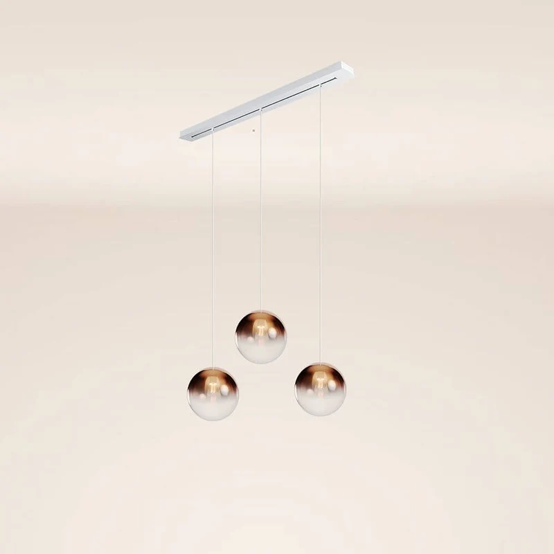 s.luce Orb 3-flammig Ø 30 Esstisch-Pendelleuchte 120cm