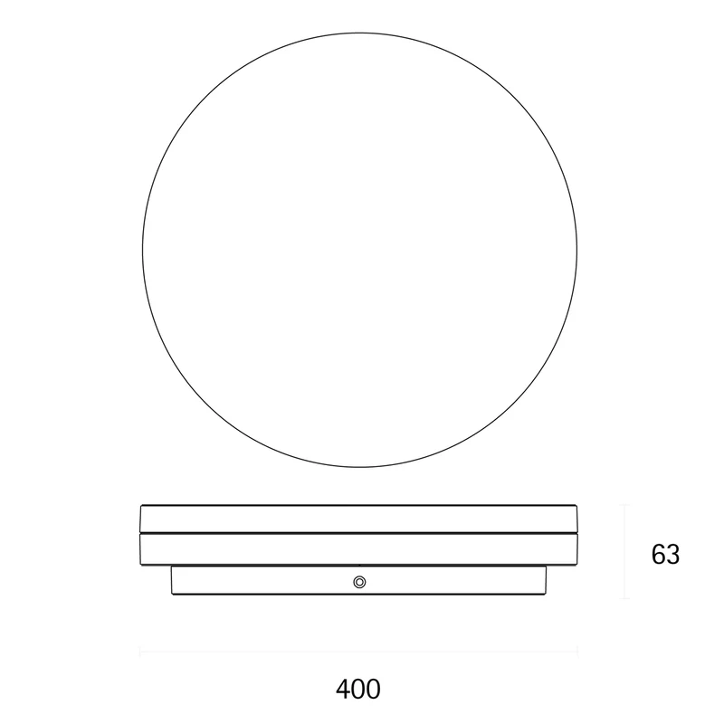 B-Ware Sigor Circel LED Deckenleuchte Deckenlampe Leuchte Lampe Ø40cm Deckenlicht