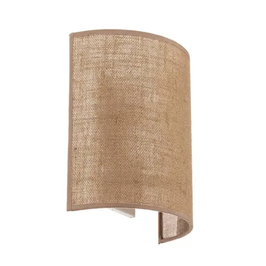 B-Ware Wandleuchte Jute Wandlampe Außenwandleuchte Außenlampe Lampe Leuchte naturbraun