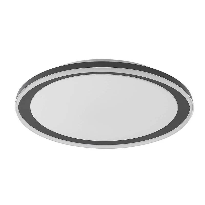 B-Ware Lindby Verdan LED-Deckenlampe Deckenlampe Lampe Leuchte dimmbar schwarz weiß