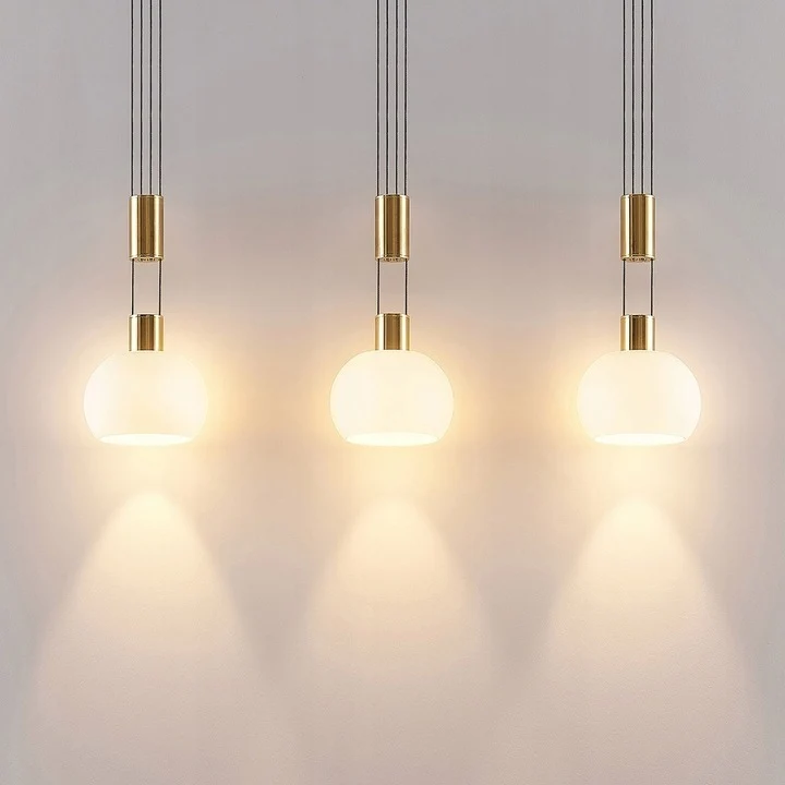 B-Ware Lindby Aurell Hängeleuchte LED Messing Pendelleuchte Deckenlampe Lampe Leuchte