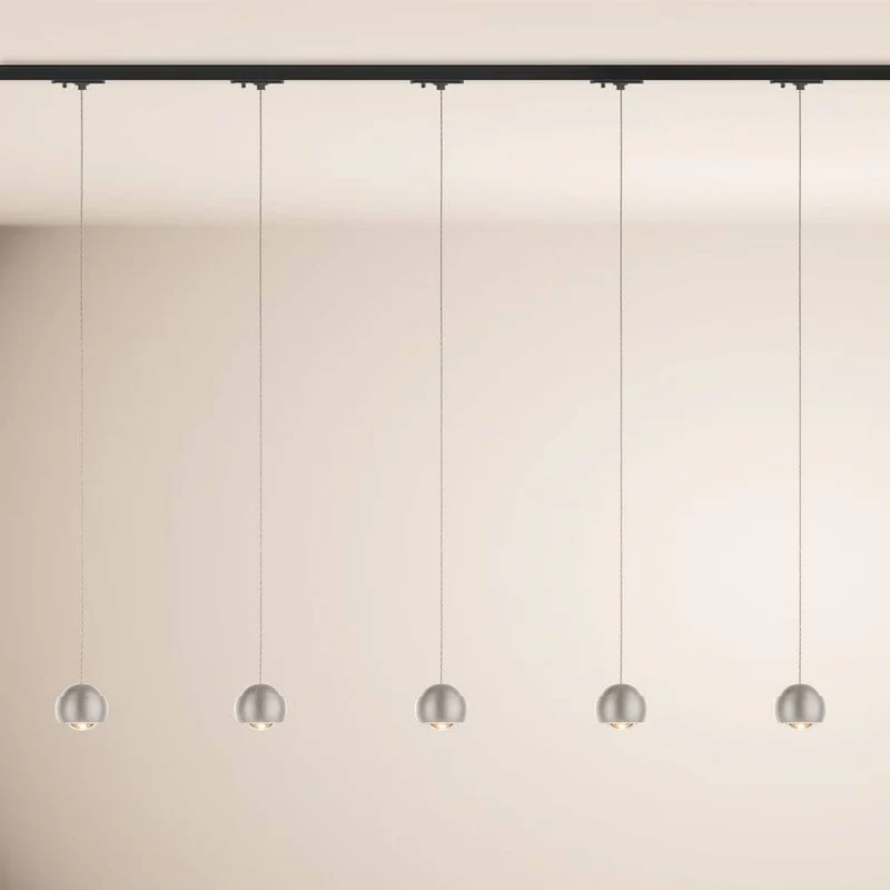 s.luce Beam LED Hängeleuchte 1-Phasen-Schienensystem Endeinspeiser