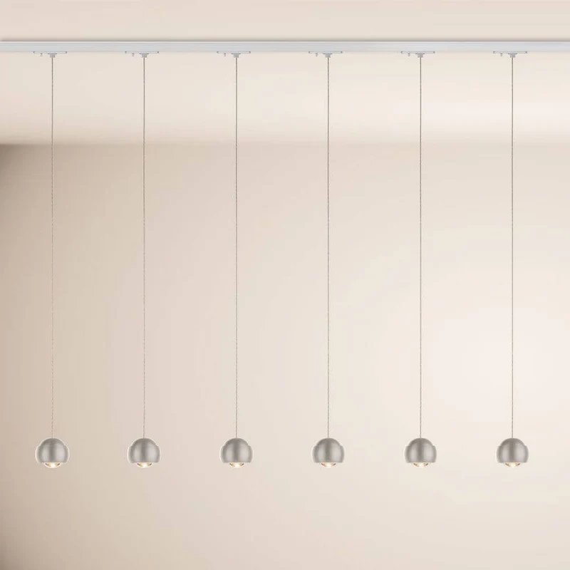 s.luce Beam LED Hängelampe 1-Phasen-Schienensystem Mitteleinspeiser