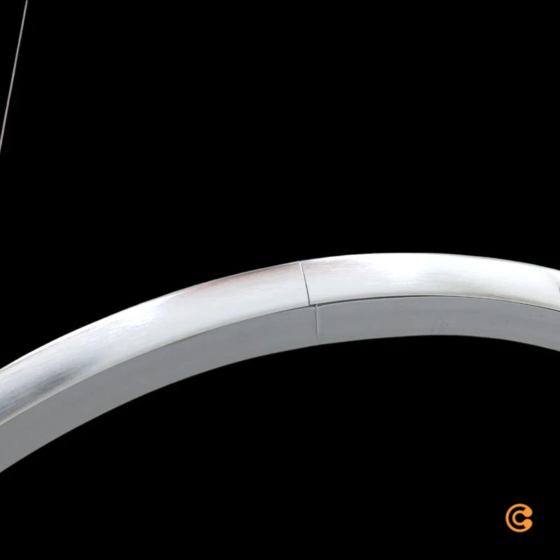 B-Ware Pendelleuchte Hängelampe Discovery Vertical 70 cm Aluminium App Steuerung LED