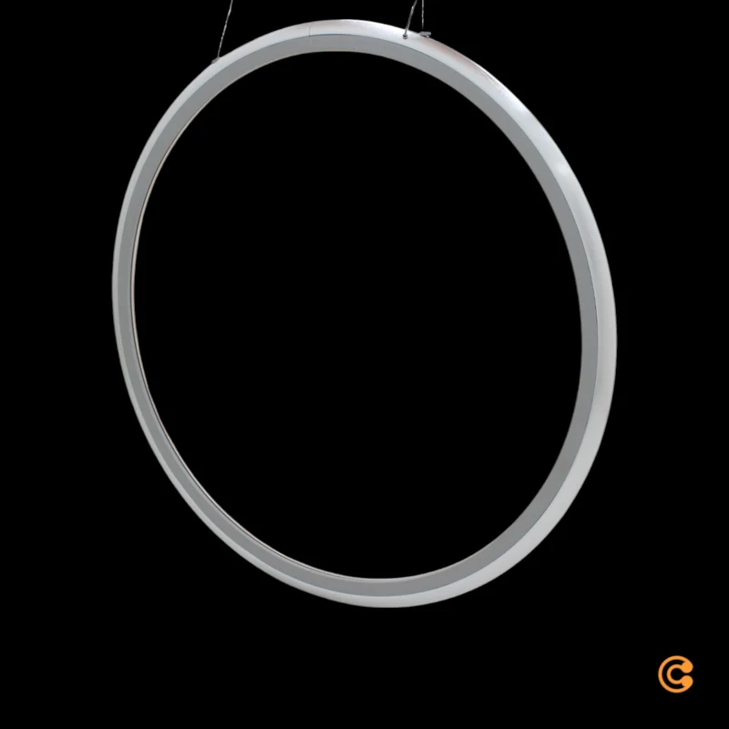 B-Ware Pendelleuchte Hängelampe Discovery Vertical 70 cm Aluminium App Steuerung LED
