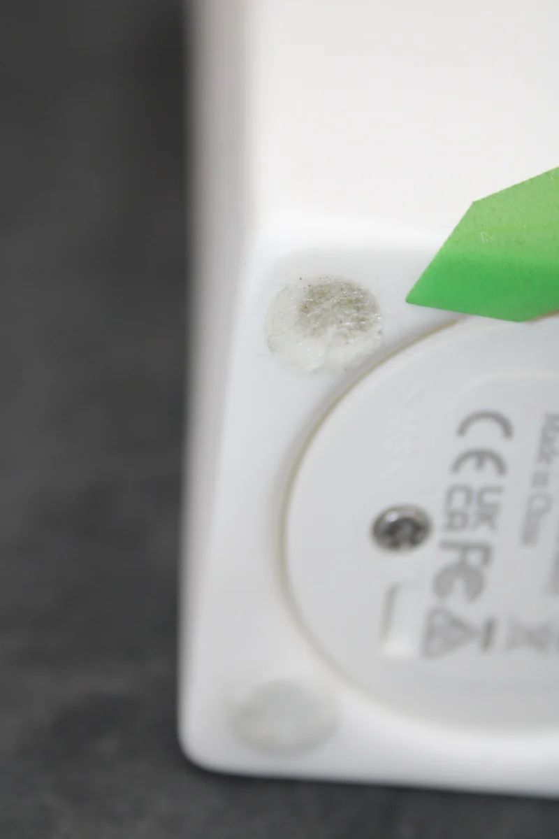 B-Ware Audo Lichtobjekt Leuchte LED Kerzen Porzellan weiß 22 cm Dimmer SIEHE TEXT/FOTO
