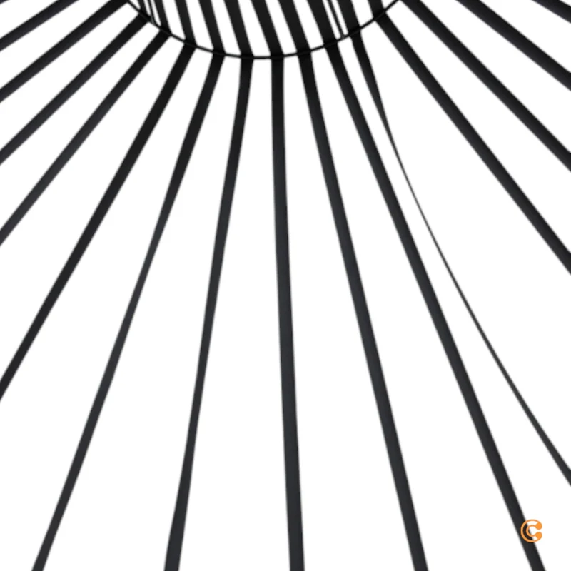 Petite Friture Vertigo Pendelleuchte Hängeleuchte Ø110cm schwarz SIEHE TEXT/FOTO