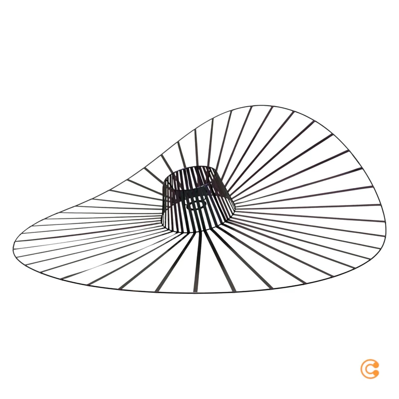 B-Ware Petite Friture Pendelleuchte Vertigo irisierendes Schwarz Lampe 110cm E27 LED