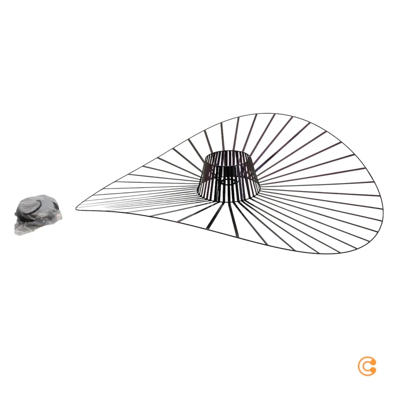 B-Ware Petite Friture Pendelleuchte Vertigo irisierendes Schwarz Lampe 110cm E27 LED