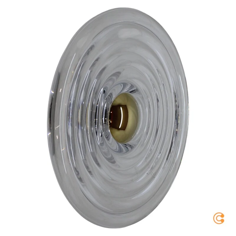 D-Ware Tom Dixon Wandleuchte Wandlampe LED Press Surface Glas Transparent DEFEKTWARE