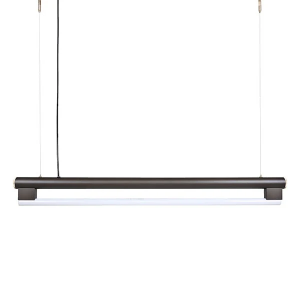 B-Ware FRAMA Lampenfassung Sockel Lampenhalter Eiffel Anhänger Stahl Gun Metal 100 cm