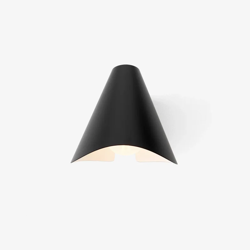B-Ware &Tradition Bonnet Wandleuchte Lampe SC103 schwarz Beleuchtung Innenraum