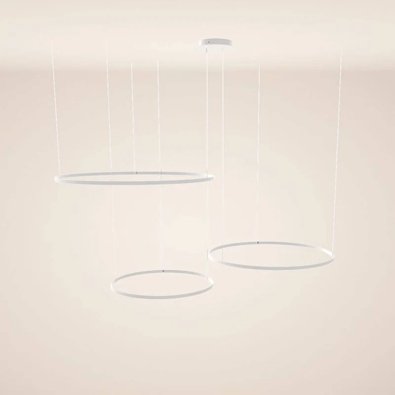 s.luce LED Ring Pendelleuchte 3-flammig Exzentrisch