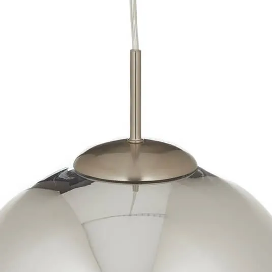 B-Ware Lindby Deckenleuchte Deckenlampe Ravena Kugeln klar chrom nickel matt E27 LED