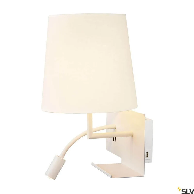 Somnila Flex LED Wandaufbauleuchte Weiß inkl. USB