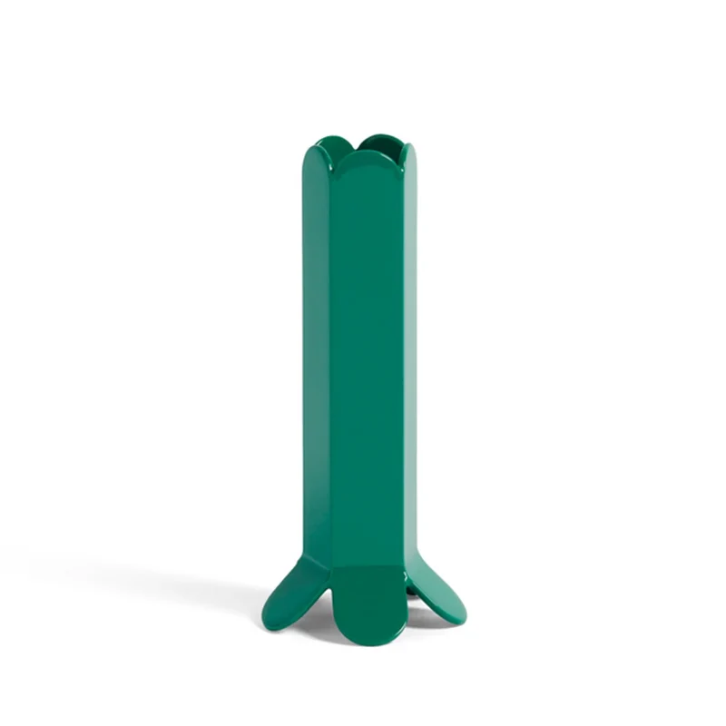 B-Ware HAY Arcs Kerzenhalter Leuchter Kerzenständer L grün Zinklegierung Design