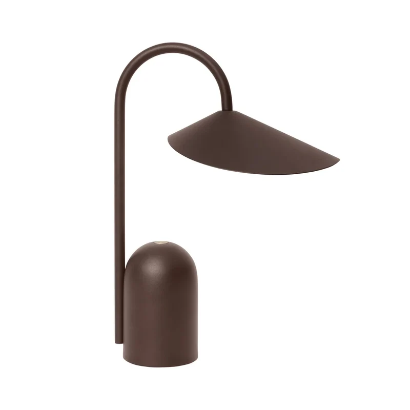 B-Ware Ferm Living Tischleuchte Lampe LED Akku Leuchte Wohnzimmer Schokoladenbraun481