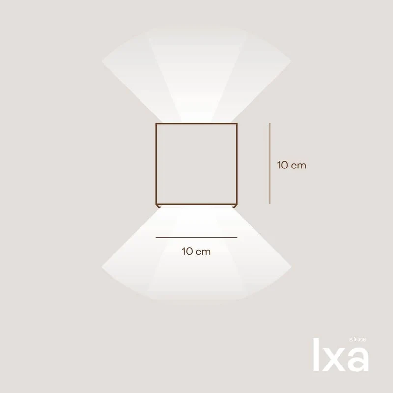 s.luce Ixa LED Wandlampe verstellbare Winkel Innen & Außen IP44