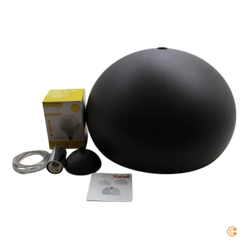 C-Ware Kartell Pendelleuchte Deckenlampe Hängelampe FL Y Kunststoff braun Leuchte LED
