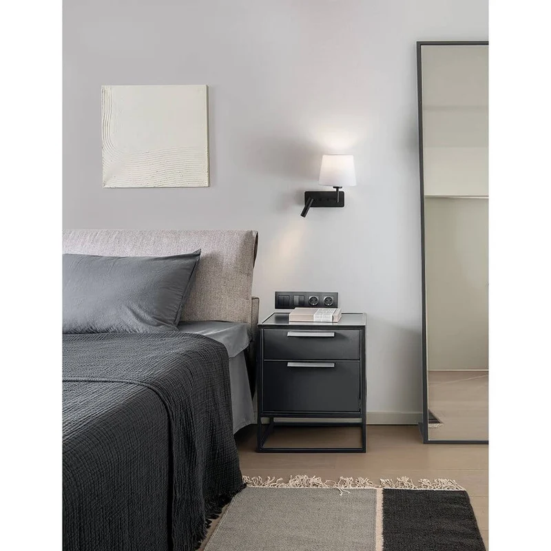 Savona Wandlampe mit LED Lesearm