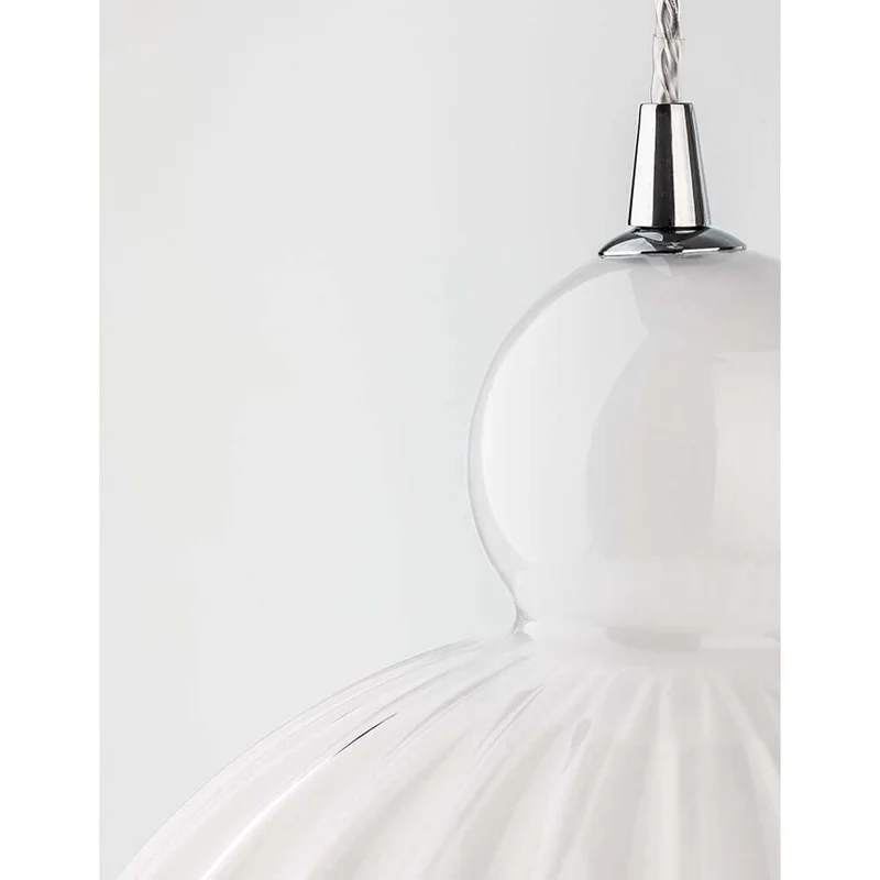 Odell Glas-Pendelleuchte Opal